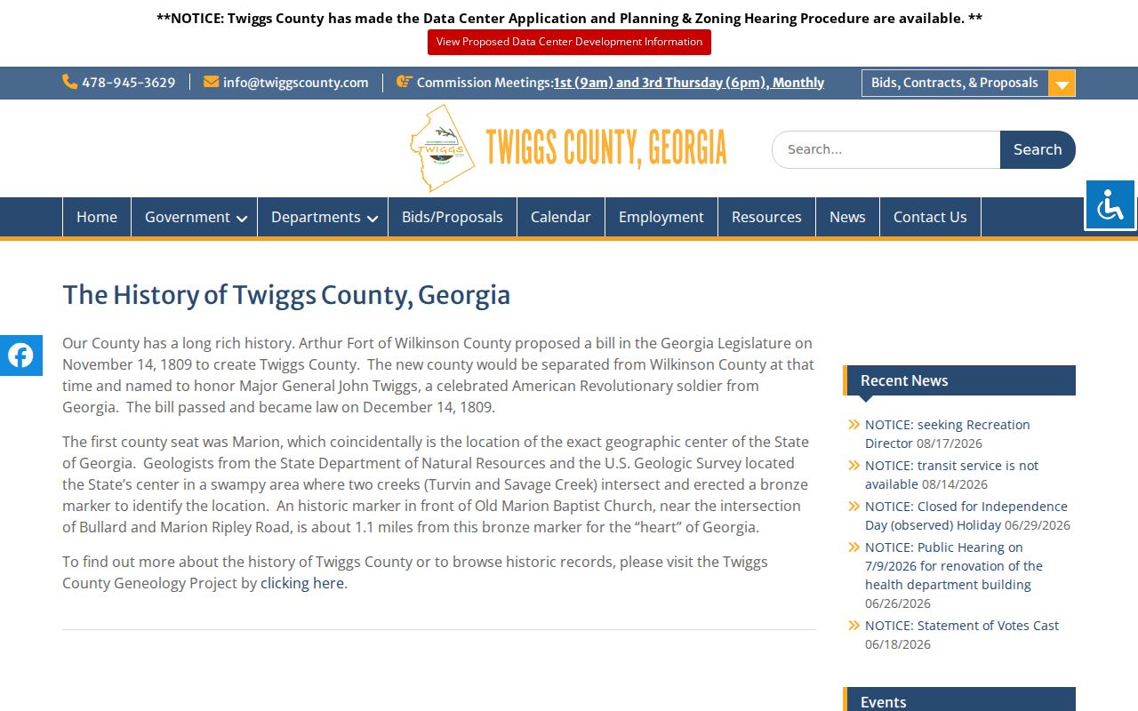 Twiggs County court docket history from paper courthouse files to online access